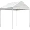 Image de vidaXL Pavillon avec toit blanc 17,84x2,28x2,69 m Polyéthylène