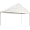 Image de vidaXL Pavillon avec toit blanc 8,92x4,08x3,22 m Polyéthylène