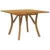 Image de vidaXL Table de jardin 110x110x75 cm bois massif acacia