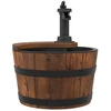 Image de vidaXL Fontaine de jardin avec pompe 28x28x34,5 cm Sapin massif