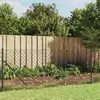 Image de vidaXL Clôture grillagée avec douilles de sol Anthracite 0,8x25 m