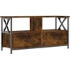 Image de vidaXL Armoire TV Chêne Sonoma 90x33x45 cm Bois composite & fer