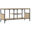 Image de vidaXL Armoire TV Chêne Sonoma 100x35x45 cm Bois composite & fer
