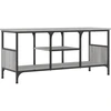 Image de vidaXL Armoire TV Gris Sonoma 100x35x45 cm Bois composite & fer