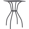 Image de vidaXL Table de jardin anthracite 50x50x72 cm Grille en acier