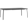 Image de vidaXL Table de jardin anthracite 200x100x72 cm Grille en acier