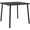 Image de vidaXL Table de jardin anthracite 80x80x71 cm Acier
