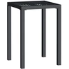 Image de vidaXL Table de jardin anthracite 50x50x72 cm Acier