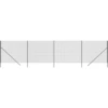 Image de vidaXL Clôture grillagée Anthracite 1,6x10 m Acier galvanisé