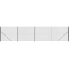 Image de vidaXL Clôture grillagée avec bride au sol Anthracite 2x10 m