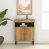 Image de vidaXL Buffet avec 2 portes 60x33x75 cm bois massif mangue