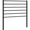 Image de vidaXL Tête de lit de rechange en métal noir 90 cm