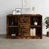 Image de vidaXL Sideboard chêne fumé 104,5x35,5x67,5 cm Matériau dérivé du bois