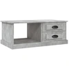 Image de vidaXL Table basse gris béton 90x50x35 cm Bois composite
