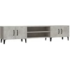 Image de vidaXL Armoire TV gris béton 180x31,5x40 cm Bois composite