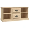 Image de vidaXL Armoire TV Chêne Sonoma 99,5x35,5x48 cm Bois composite