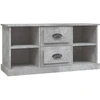 Image de vidaXL Armoire TV gris béton 99,5x35,5x48 cm Bois composite