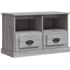 Image de vidaXL Armoire TV Gris Sonoma 80x35x50 cm Bois composite