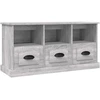 Image de vidaXL Armoire TV Gris Sonoma 100x35x50 cm Bois composite