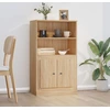 Image de vidaXL Highboard chêne Sonoma 60x35,5x103,5 cm Matériau dérivé du bois