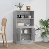 Image de vidaXL Highboard gris béton 60x35,5x103,5 cm Bois composite