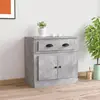 Image de vidaXL Sideboard gris béton 70x35,5x67,5 cm Bois composite