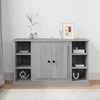 Image de vidaXL Sideboard Gris Sonoma 100x35,5x60 cm Matériau dérivé du bois