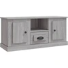 Image de vidaXL Armoire TV Gris Sonoma 100x35,5x45 cm Bois composite