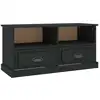 Image de vidaXL Armoire TV noire 93x35,5x45 cm Bois composite
