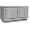 Image de vidaXL Armoire TV Gris Sonoma 80x35x45 cm Bois composite