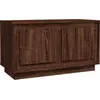 Image de vidaXL Armoire TV marron imitation chêne 80x35x45 cm Bois composite