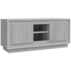 Image de vidaXL Armoire TV Gris Sonoma 102x35x45 cm Bois composite