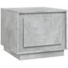 Image de vidaXL Table basse gris béton 51x50x44 cm Bois composite