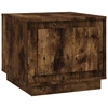 Image de vidaXL Table basse chêne fumé 51x50x44 cm bois composite