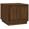 Image de vidaXL Table basse marron imitation chêne 51x50x44 cm Bois composite