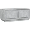 Image de vidaXL Table basse gris béton 102x50x44 cm Bois composite
