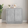Image de vidaXL Sideboard gris béton 80x34x75 cm bois composite