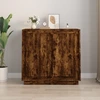 Image de vidaXL Sideboard chêne fumé 80x34x75 cm bois composite