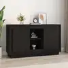 Image de vidaXL Sideboard Noir 102x35x60 cm Bois composite