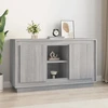 Image de vidaXL Sideboard Gris Sonoma 102x35x60 cm Bois composite