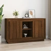 Image de vidaXL Sideboard brun imitation chêne 102x35x60 cm Matériau dérivé du bois
