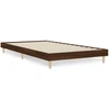 Image de vidaXL Cadre de lit sans matelas Chêne brun 100x200 cm Bois composite