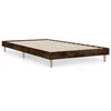 Image de vidaXL Cadre de lit sans matelas chêne fumé 90x200 cm bois composite