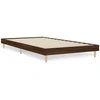 Image de vidaXL Cadre de lit sans matelas Chêne brun 90x200 cm Bois composite