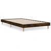 Image de vidaXL Cadre de lit sans matelas chêne fumé 90x190 cm bois composite