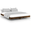 Image de vidaXL Cadre de lit sans matelas chêne fumé 200x200 cm bois composite