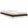 Image de vidaXL Cadre de lit sans matelas Chêne brun 100x200 cm Bois composite