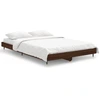 Image de vidaXL Cadre de lit sans matelas Chêne brun 120x190 cm Bois composite