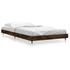 Image de vidaXL Cadre de lit sans matelas chêne fumé 90x190 cm bois composite