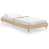 Image de vidaXL Cadre de lit sans matelas Chêne Sonoma 75x190 cm Bois composite